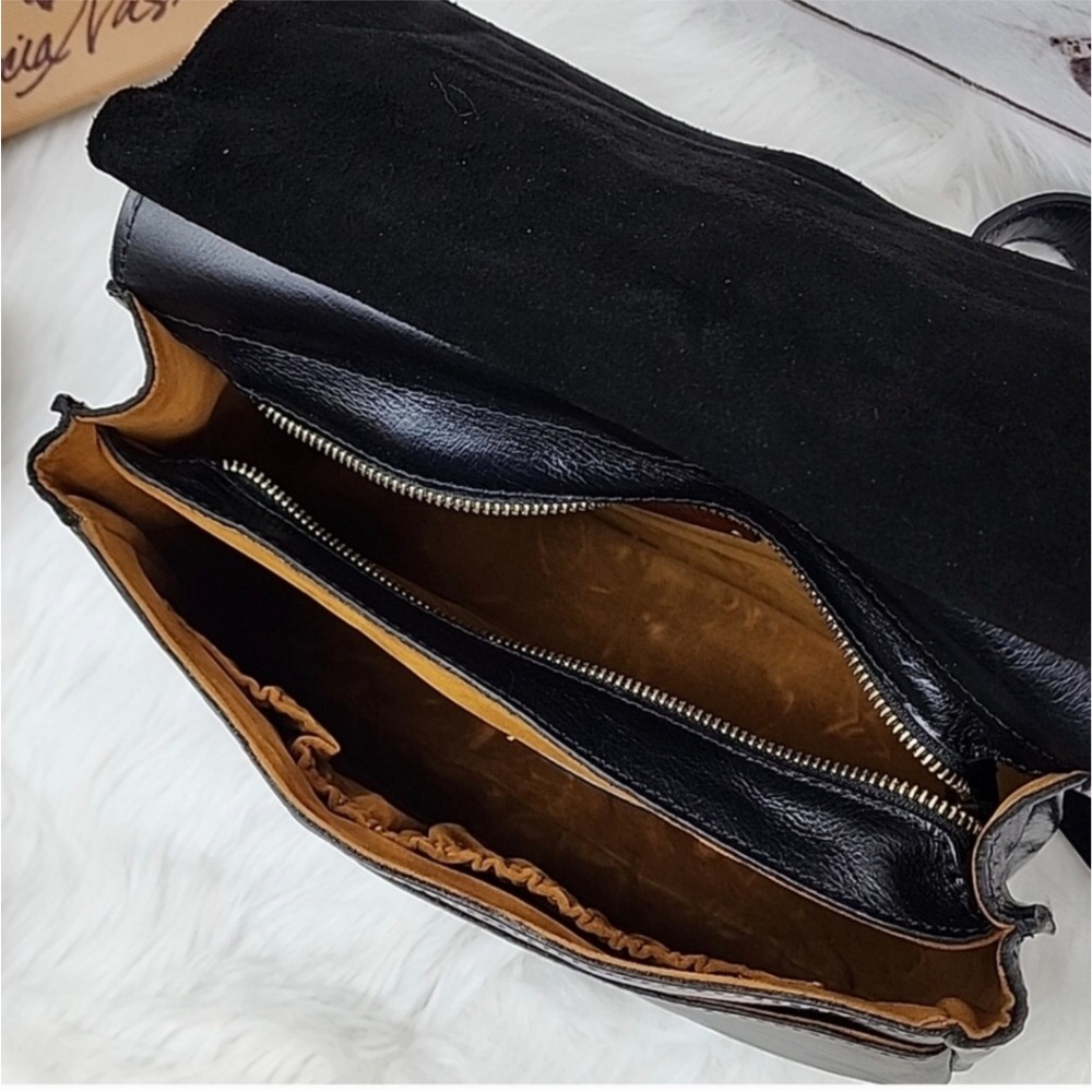 Patricia Nash Heritage Rust London Saddlebag Crossbody - Picture 15 of 16